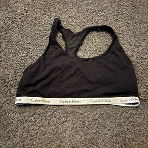 Calvin Klein Black Sports Bra Intimates & Sleepwear